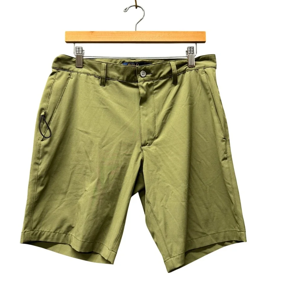 Polo Ralph Lauren Swim Trunks Shorts Mens 30 Performance Chino Green Golf Hybrid